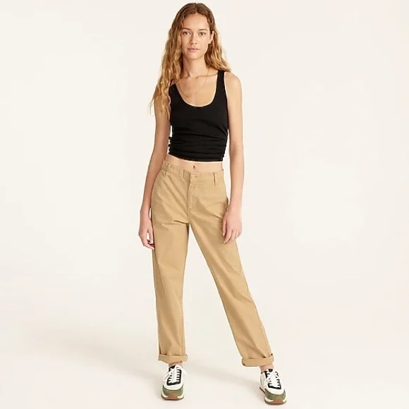 J Crew Slouchy boyfriend chino pant, AV253 - Picture 1 of 4